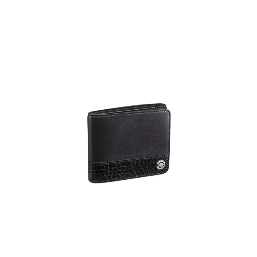 "Stefano Ricci Luxury Bifold Wallet in Calfskin & Genuine Alligator Leather - Color N999"