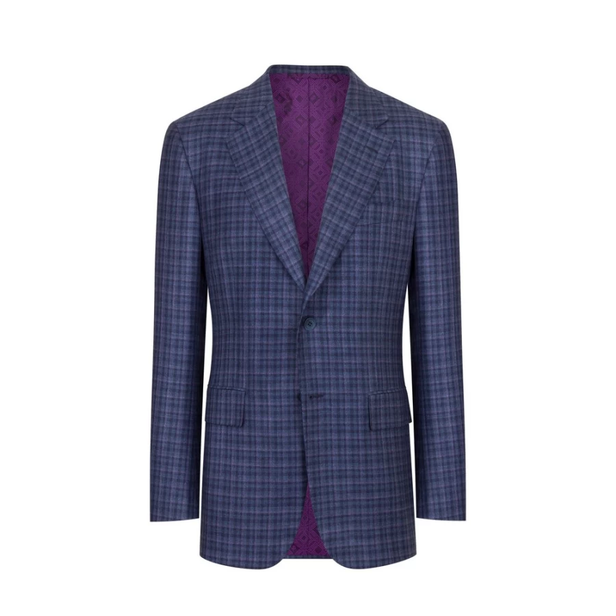 "Stefano Ricci Men's Luxury Two-Button Fiesole Jacket – Premium Formal Blazer"