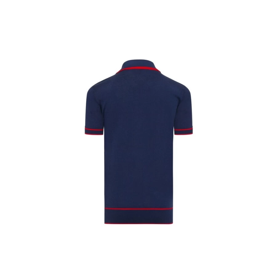 Stefano Ricci Junior Zip Polo Shirt for Boys | Premium Cotton Stylish Collared Top