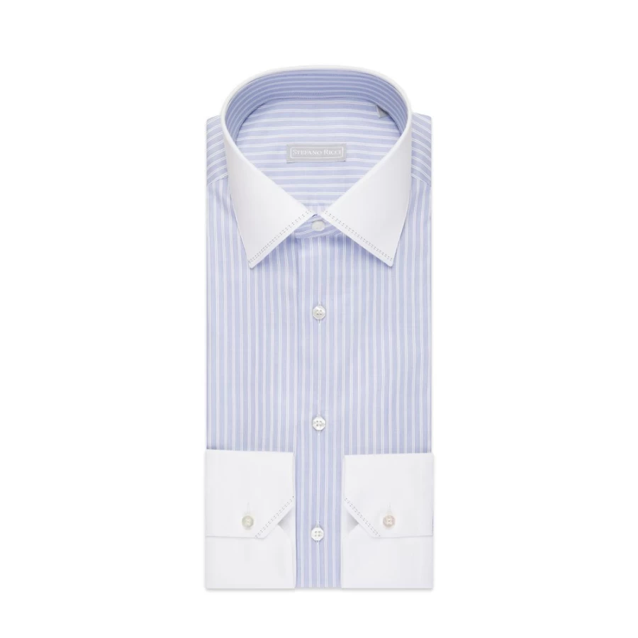 "Stefano Ricci Men's Handmade Asti Shirt – Premium Luxury Dress Shirt"