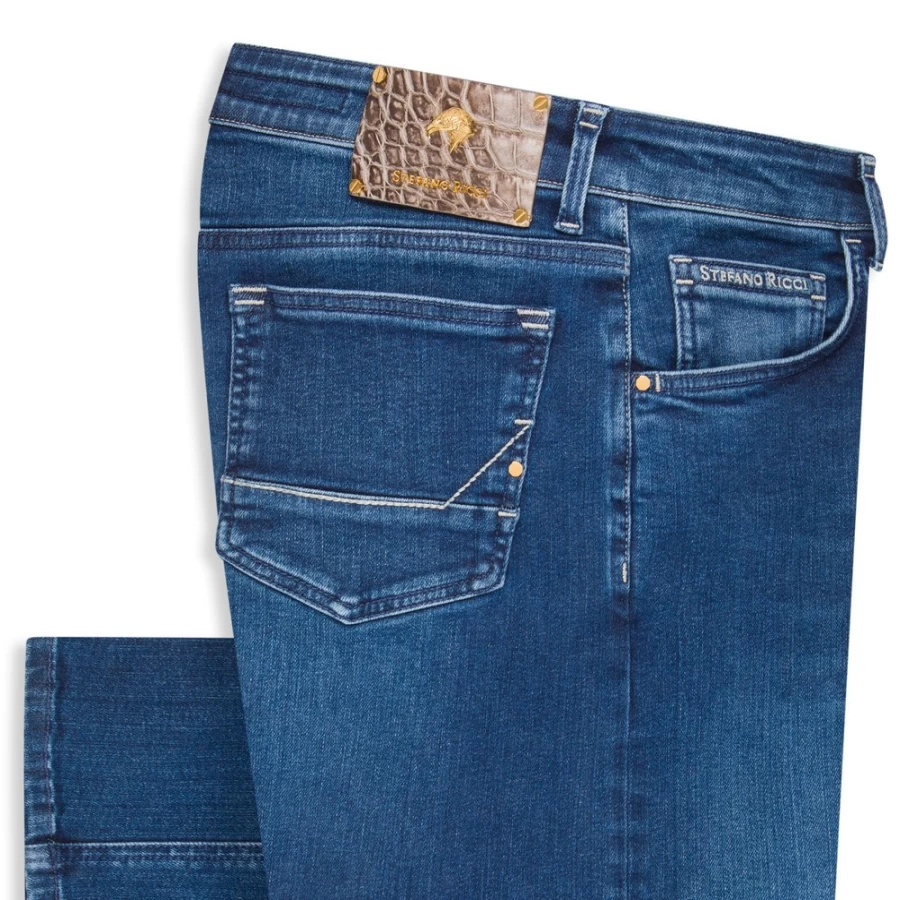 "Stefano Ricci Premium Men's Jeans - Luxury Denim for Men"