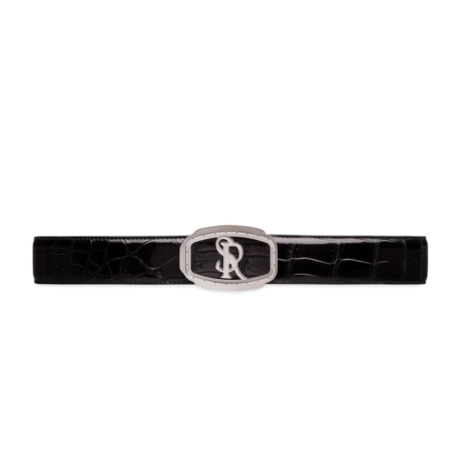 "Stefano Ricci Handmade Genuine Leather Belt – Premium Luxury Men's Accessory"