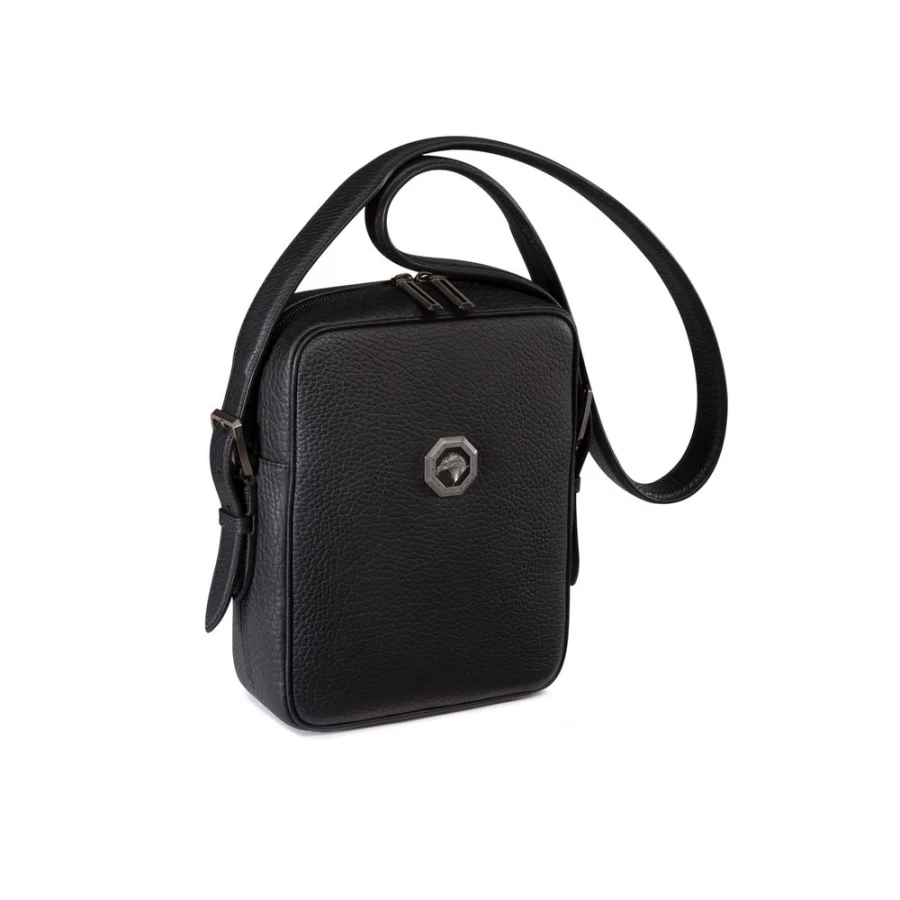 Stefano Ricci Luxury Wrinkle Calfskin Leather Messenger Bag for Men - Premium Designer Briefcase