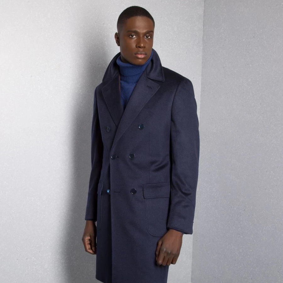 Stefano Ricci Men's Luxury Cashmere Overcoat – Premium Winter Coat for Gentlemen