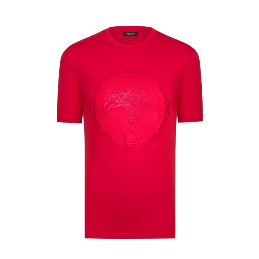 Stefano Ricci Luxury Men's Premium Cotton T-Shirt - Classic Fit Fashion Top