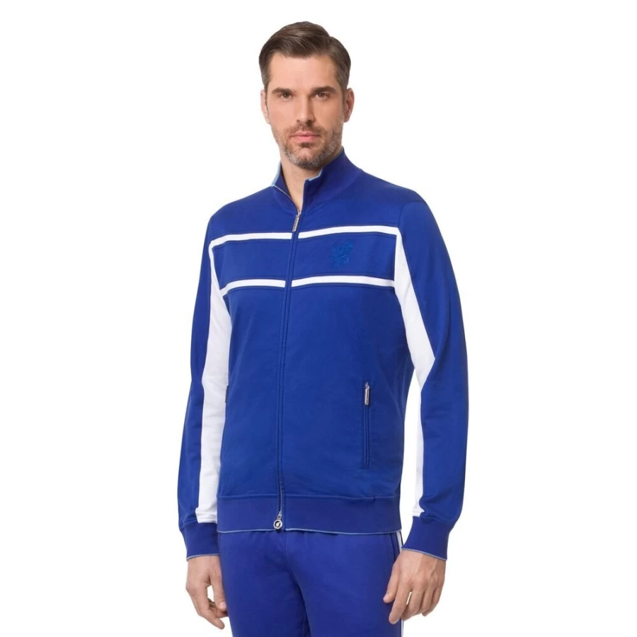 Stefano Ricci Men's Premium Jogging Suit Blouson - Luxury Tracksuit for Running & Casual Wear