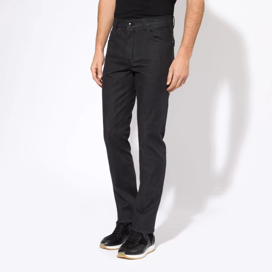 Stefano Ricci Men's Premium Luxury Jeans - High-Quality Denim for Style & Comfort