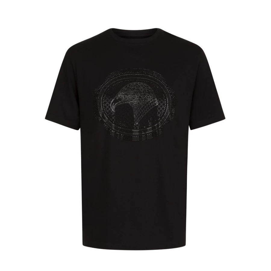 Stefano Ricci Men's Luxury Crewneck T-Shirt Premium Cotton Classic Fit
