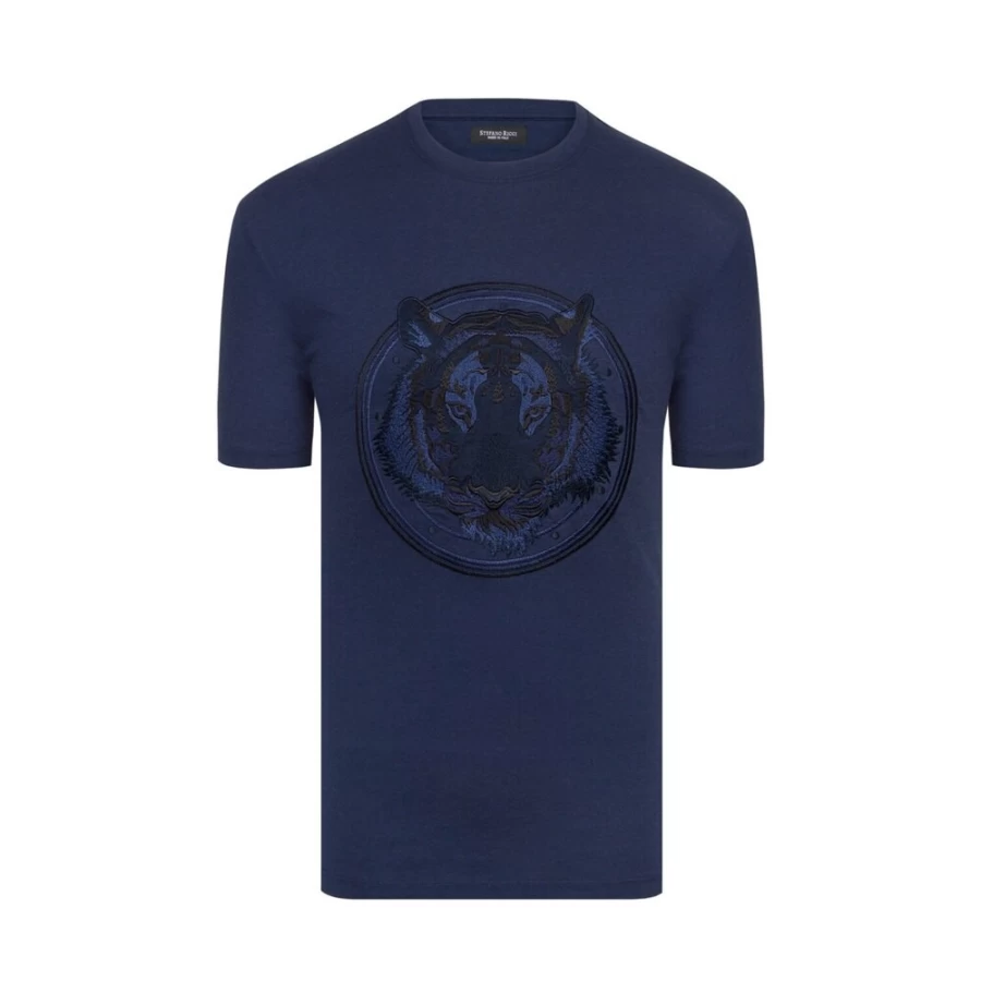 Stefano Ricci Men's B001 Short Sleeve Crew Neck T-Shirt