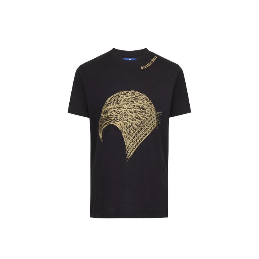 Stefano Ricci Junior Crewneck T-Shirt in Color N999 for Boys & Girls