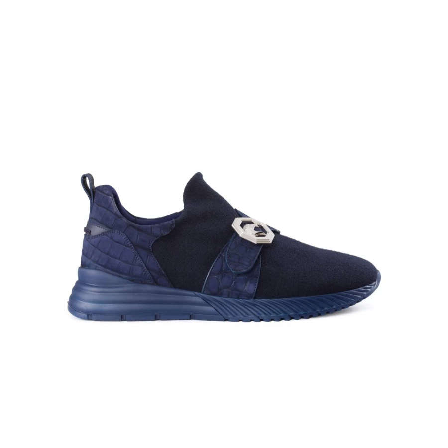 "Stefano Ricci Luxury Slip-On Sneakers for Men | Premium Comfort & Style"