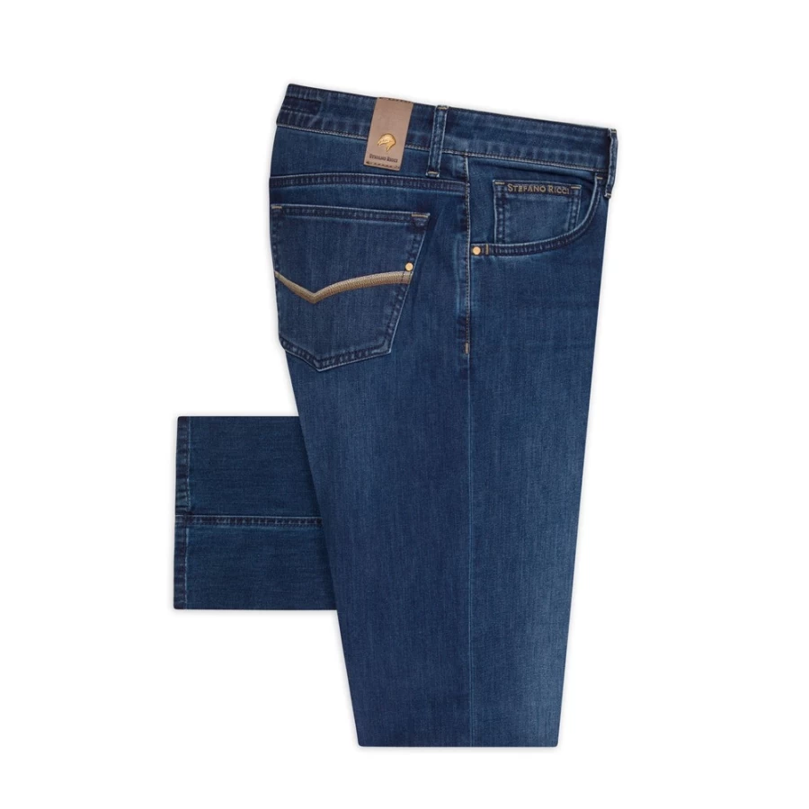 "Stefano Ricci Men's Premium Jeans in Cog0 Color | Luxury Denim for Men"