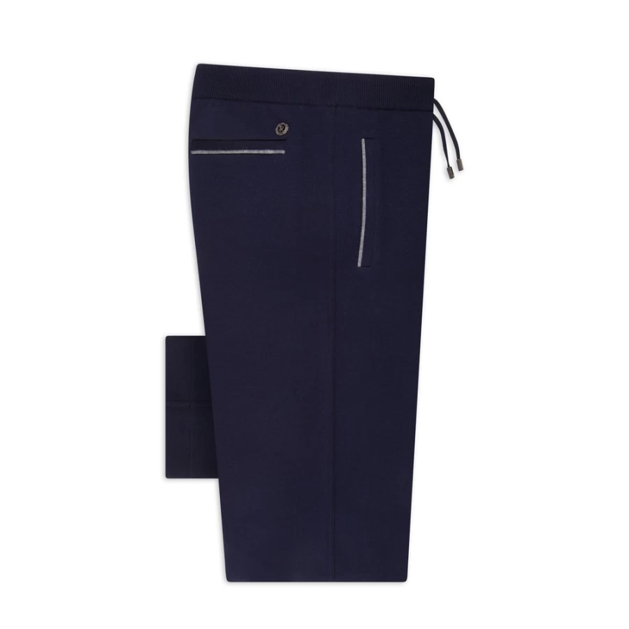 "Stefano Ricci Men's Luxury Knit Jogging Suit Trousers – Premium Comfort & Style"