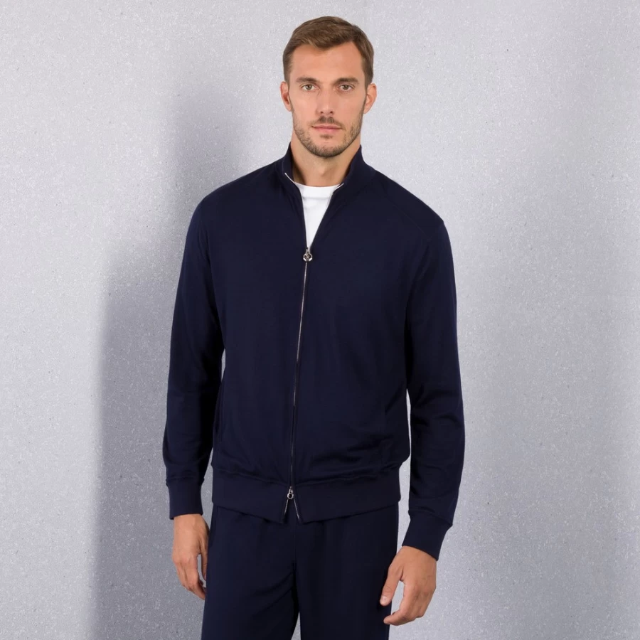 Stefano Ricci Men's Premium Jogging Suit Blouson - Luxury Tracksuit Jacket for Men