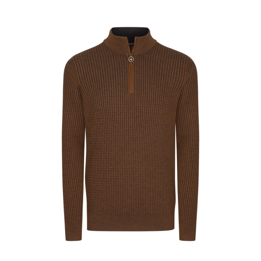 Stefano Ricci Men's Zip Mockneck Sweater in F22334_3247 Color