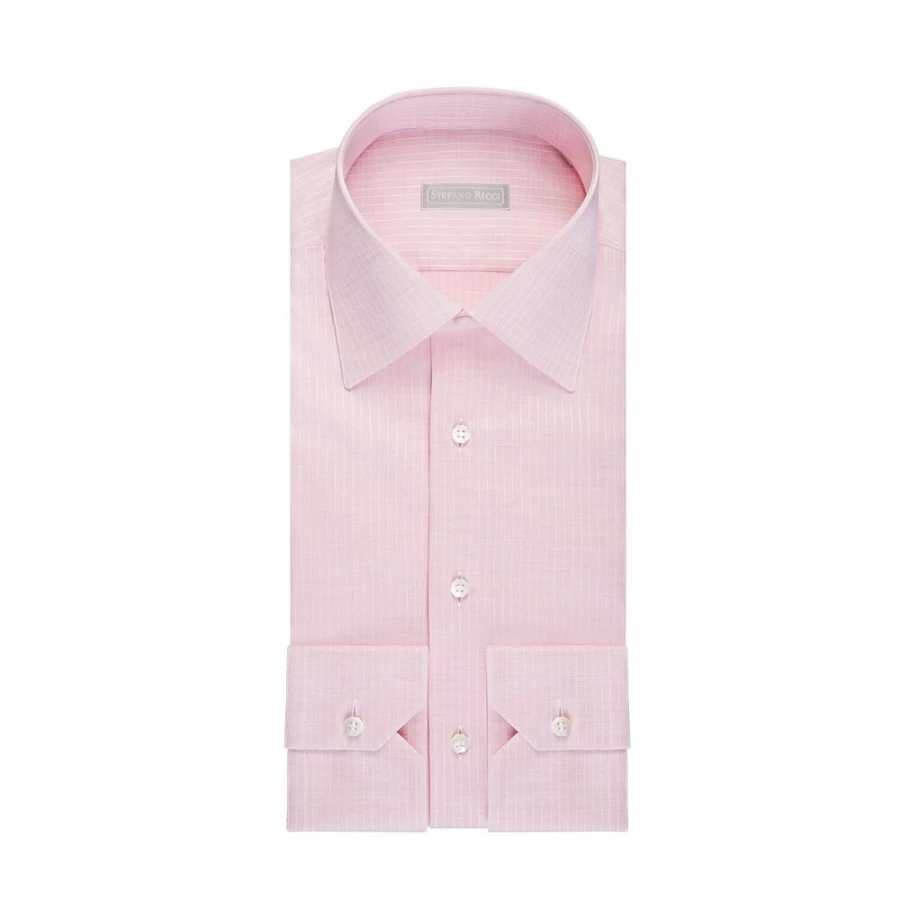 "Stefano Ricci Men's Handmade Roma Shirt – Premium Luxury Italian Dress Shirt"