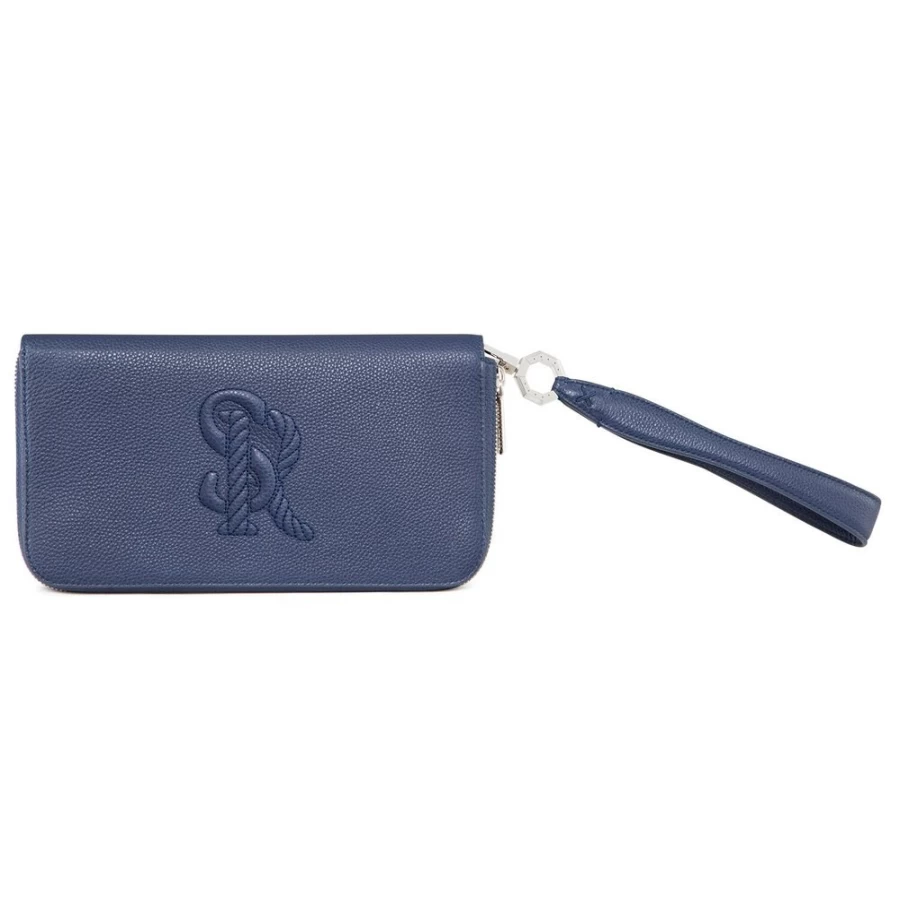 "Stefano Ricci Handmade Calfskin Travel Wallet – Premium Leather Men's Accessory"