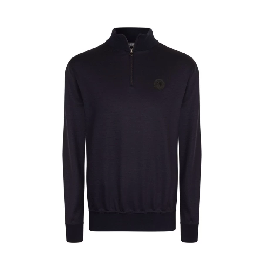 Stefano Ricci Men's Luxury Mock Neck Jogging Sweater for Premium Comfort & Style