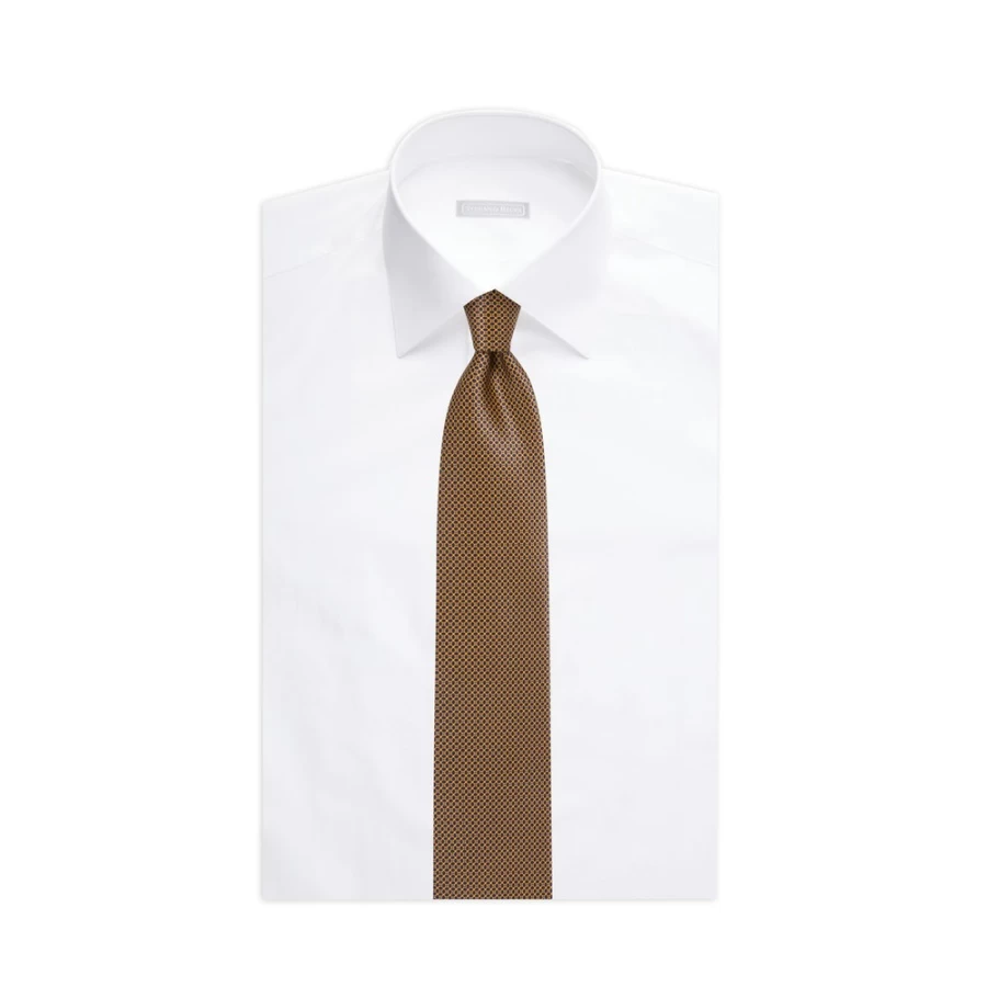 Stefano Ricci Luxury Hand-Printed Silk Tie in Elegant Color 37048_004