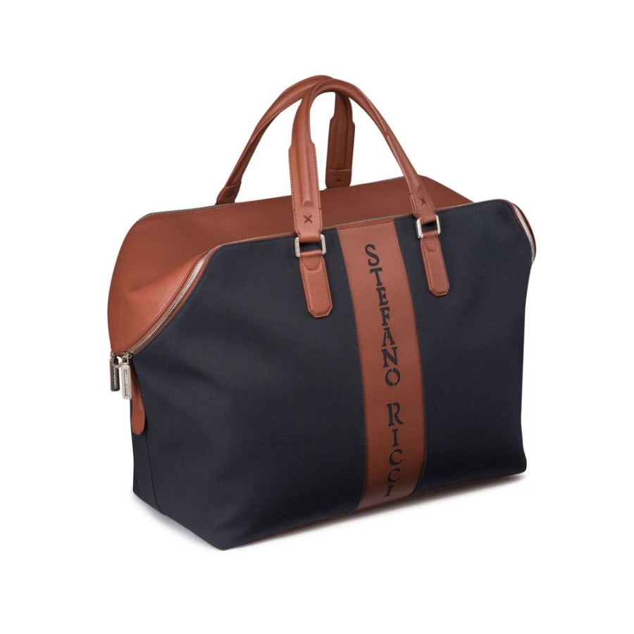 "Stefano Ricci Luxury Weekend Duffle Bag for Travel & Gym – Premium Designer Carryall"