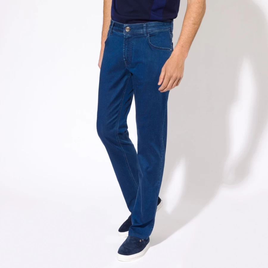 "Stefano Ricci Men's Premium Slim Fit Jeans for Stylish Comfort"