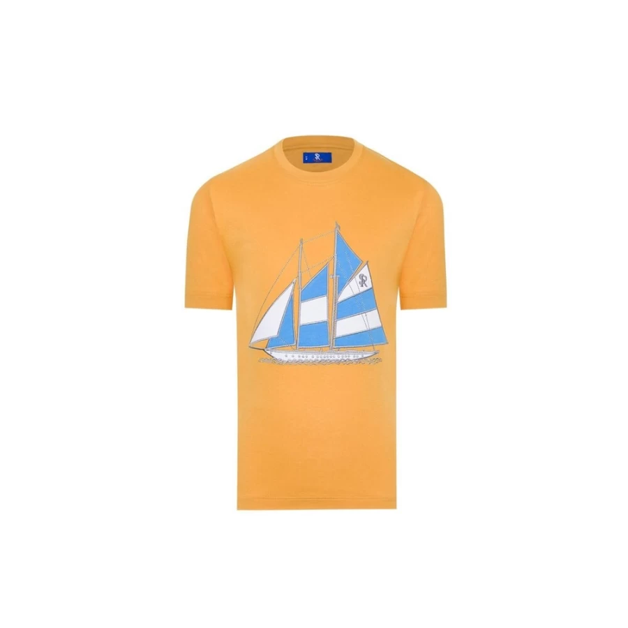 Stefano Ricci Junior Crewneck T-Shirt in Color Y011 for Boys and Girls