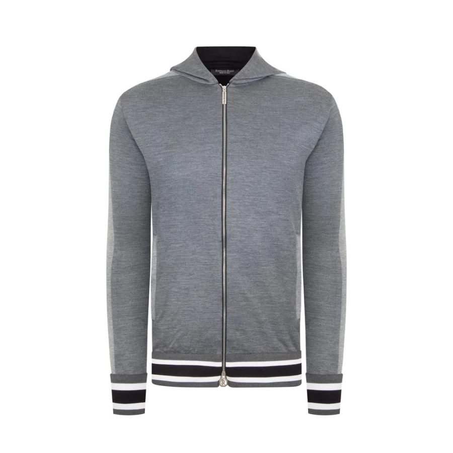 Stefano Ricci Men's Premium Hooded Jogging Suit Blouson Jacket