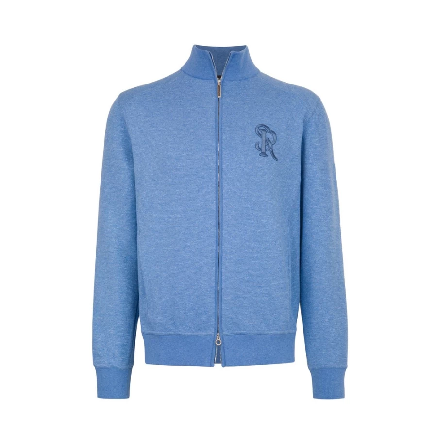 Stefano Ricci Men's Premium Zip-Up Jogging Suit & Sweater Set for Luxury Comfort