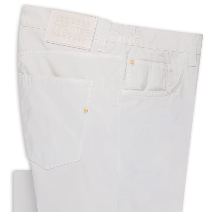 "Stefano Ricci Men's W000 Five-Pocket Trousers | Premium Luxury Pants"