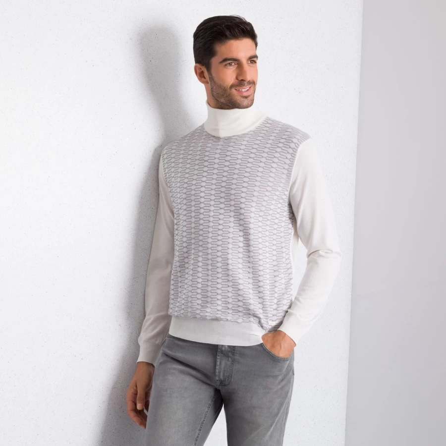 Stefano Ricci Men's Luxury Turtleneck Sweater for Premium Comfort & Style