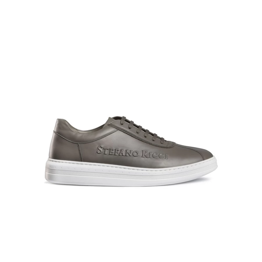 Stefano Ricci Luxury Calfskin Leather Sneakers for Men - Premium Italian Designer Shoes
