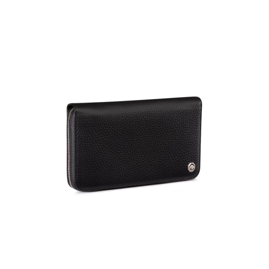 Stefano Ricci Luxury Calfskin Leather Zip Around Wallet for Men - Premium Designer Money Holder