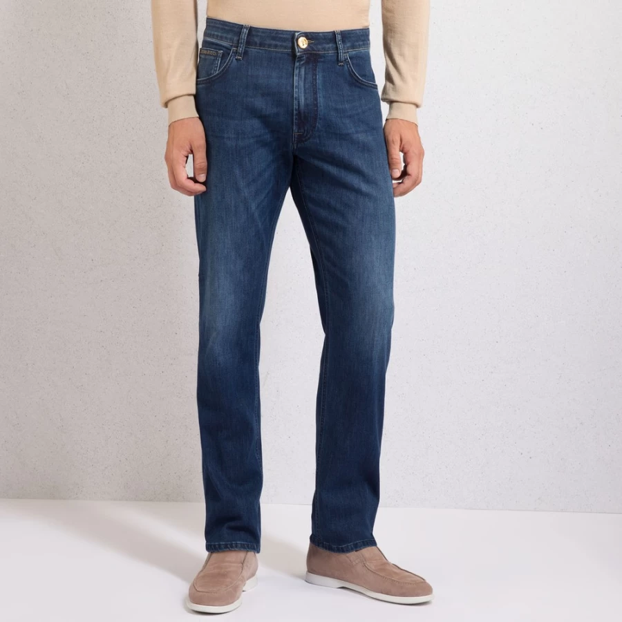 "Stefano Ricci Men's Premium Jeans in Cog0 Color | Luxury Denim for Men"