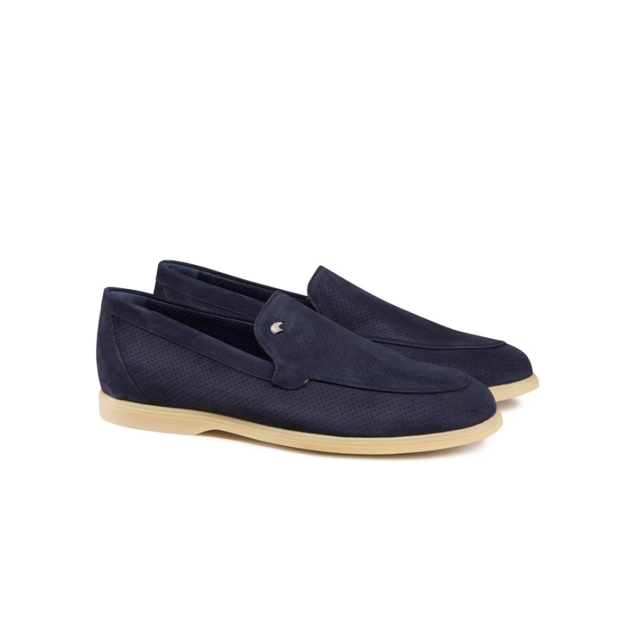 "Stefano Ricci Luxury Perforated Suede Loafers in Brown (B013) – Men's Premium Driving Shoes"