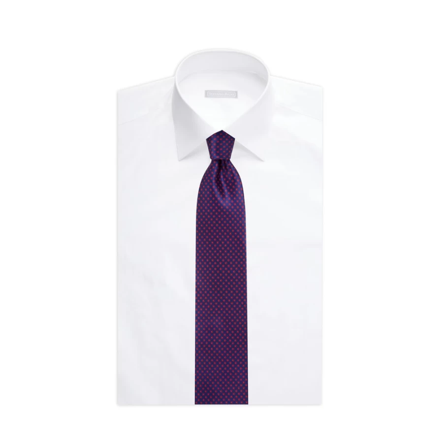 Stefano Ricci Luxury Hand-Printed Silk Tie in Elegant 37046_003 Color
