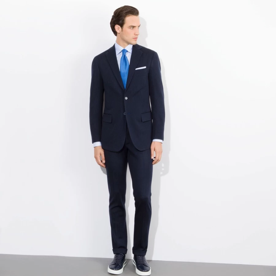 "Stefano Ricci Men's Deconstructed Single Breasted Suit Jacket – Premium Luxury Tailored Blazer"