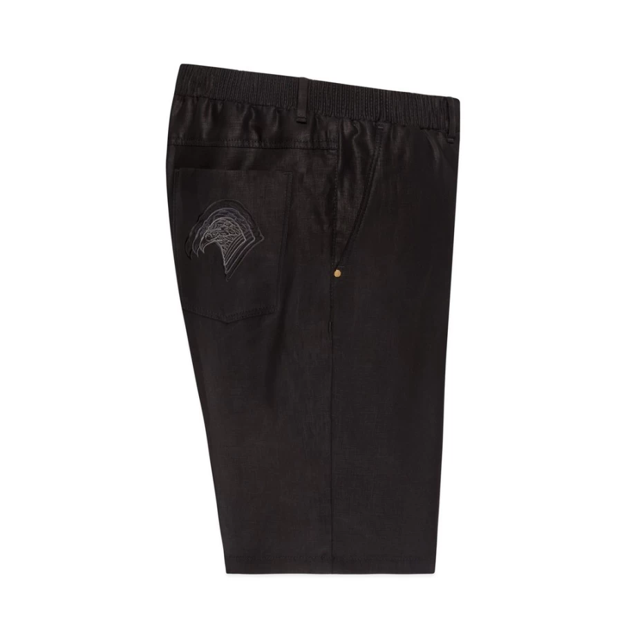 Stefano Ricci Men's Linen Bermuda Shorts in Color N999 | Premium Summer Shorts for Men