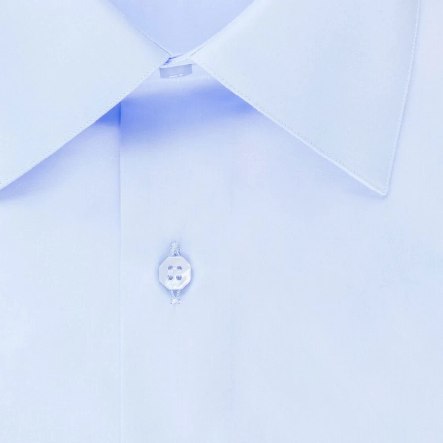 "Stefano Ricci Men's Handmade Poplin Shirt – Premium Luxury Dress Shirt"