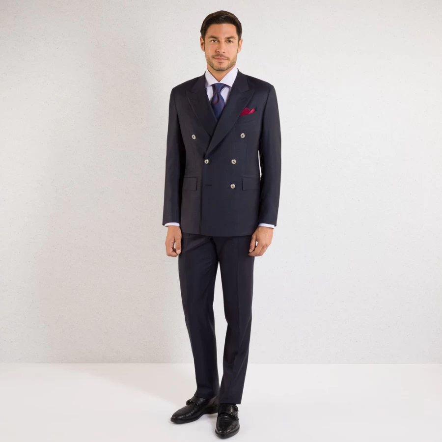 Stefano Ricci Men's Double Breasted Fiesole Suit - Luxury Italian Tailored Blazer