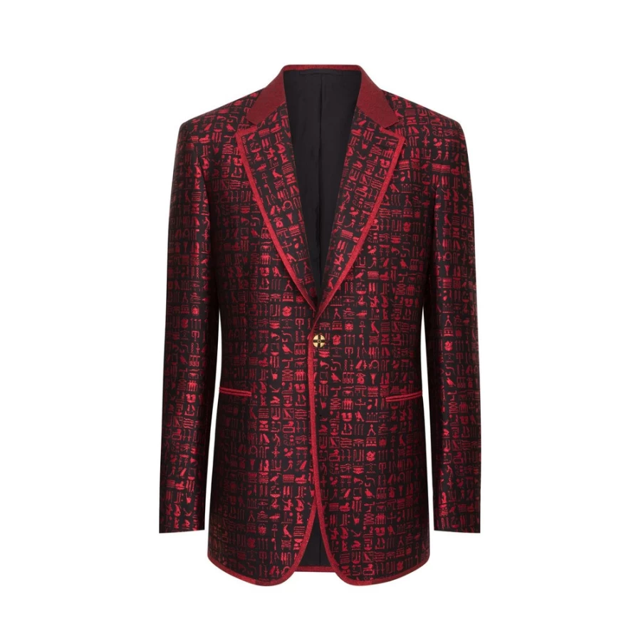 "Stefano Ricci Men's Luxury Two-Button Blazer Jacket"