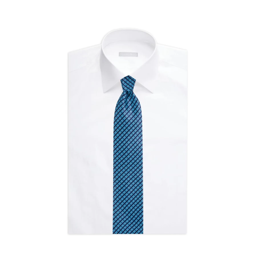 Stefano Ricci Luxury Hand-Printed Silk Tie in Elegant 39035_002 Color