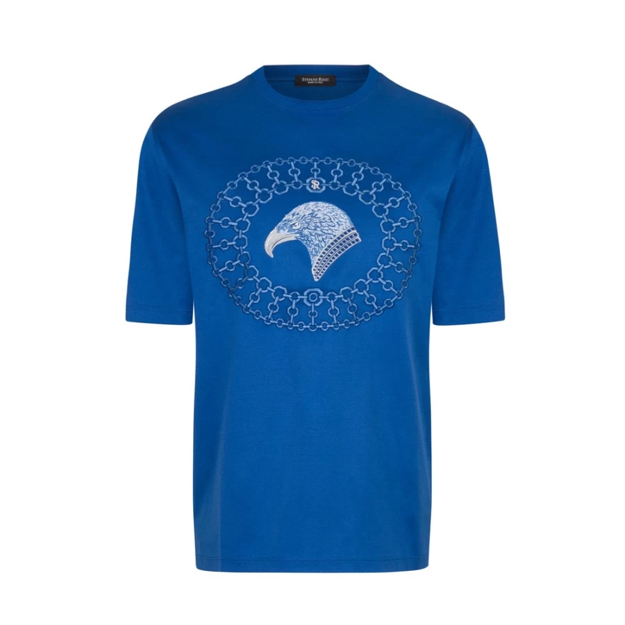 Stefano Ricci Men's Premium Crew Neck T-Shirt in Classic Color T23261_196