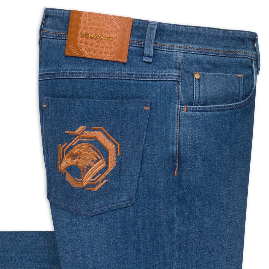"Stefano Ricci Men's Premium Luxury Jeans"