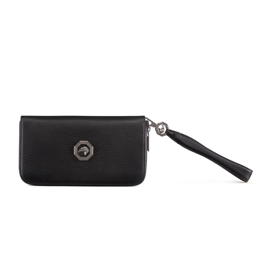 Stefano Ricci Luxury Large Zip Around Wallet in Premium Calfskin Leather