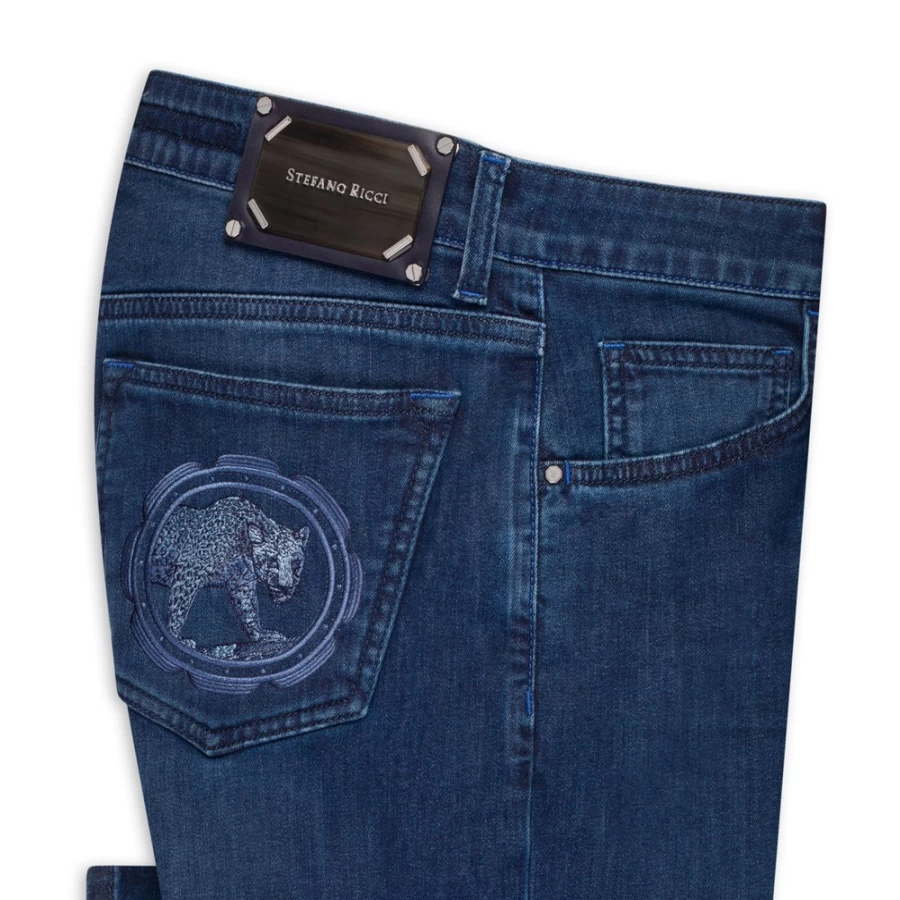 "Stefano Ricci Men's SR 50th Anniversary Luxury Jeans"