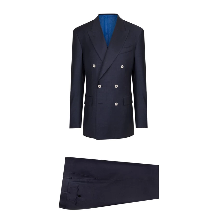 Stefano Ricci Men's Double Breasted Fiesole Suit - Luxury Italian Tailored Blazer