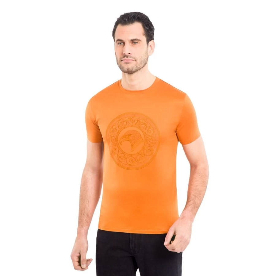 Stefano Ricci Men's Embroidered T-Shirt in Color Y002 | Premium Luxury Cotton Tee