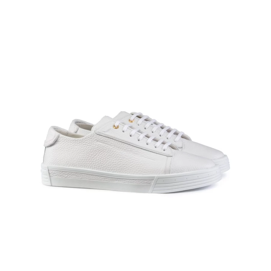 "Stefano Ricci Luxury Calfskin Leather Sneakers in Color W007 | Premium Men's Fashion Footwear"