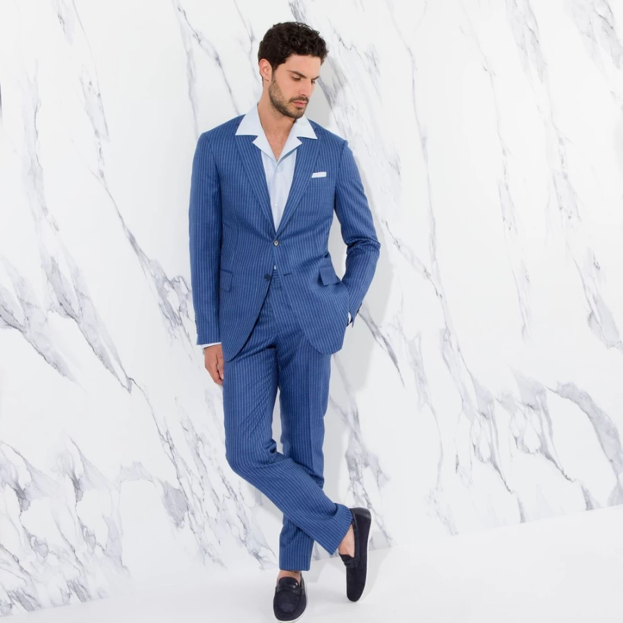 "Stefano Ricci Men's Two-Button Deconstructed Suit Jacket – Premium Tailored Blazer"