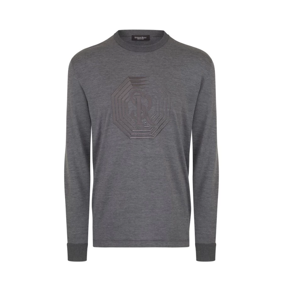 Stefano Ricci Men's Luxury Crewneck Sweater in Classic Color T21441_2107